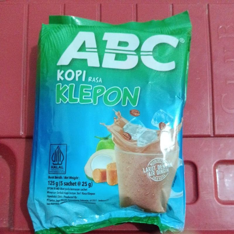 

KOPI ABC KOPI RASA KLEPON 125 GRAM (5 SACHET@25 GRAM)