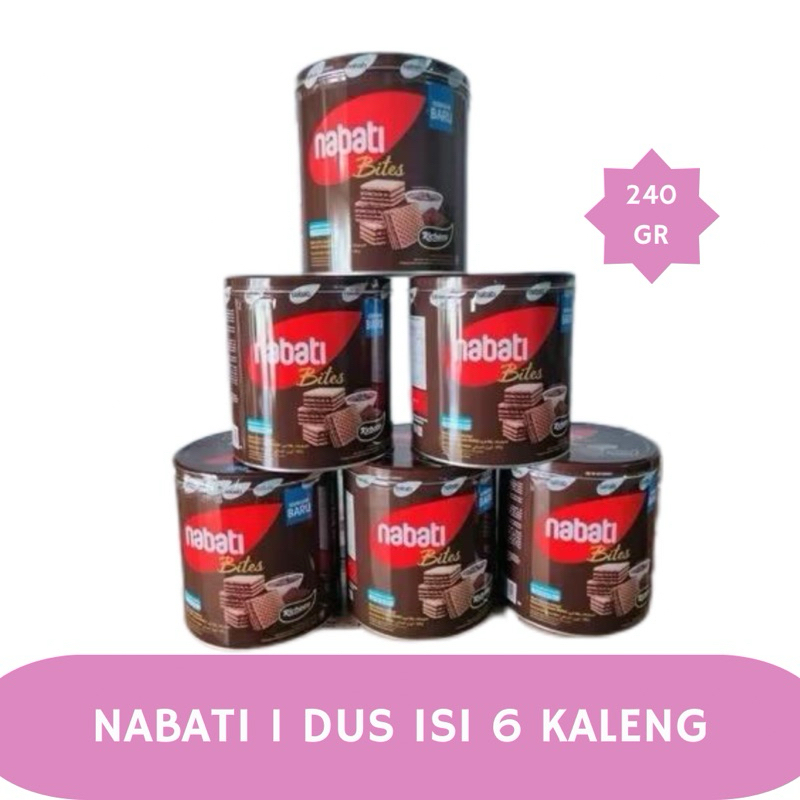 

Nabati chocolate (1dus isi 6 kaleng)promo murah