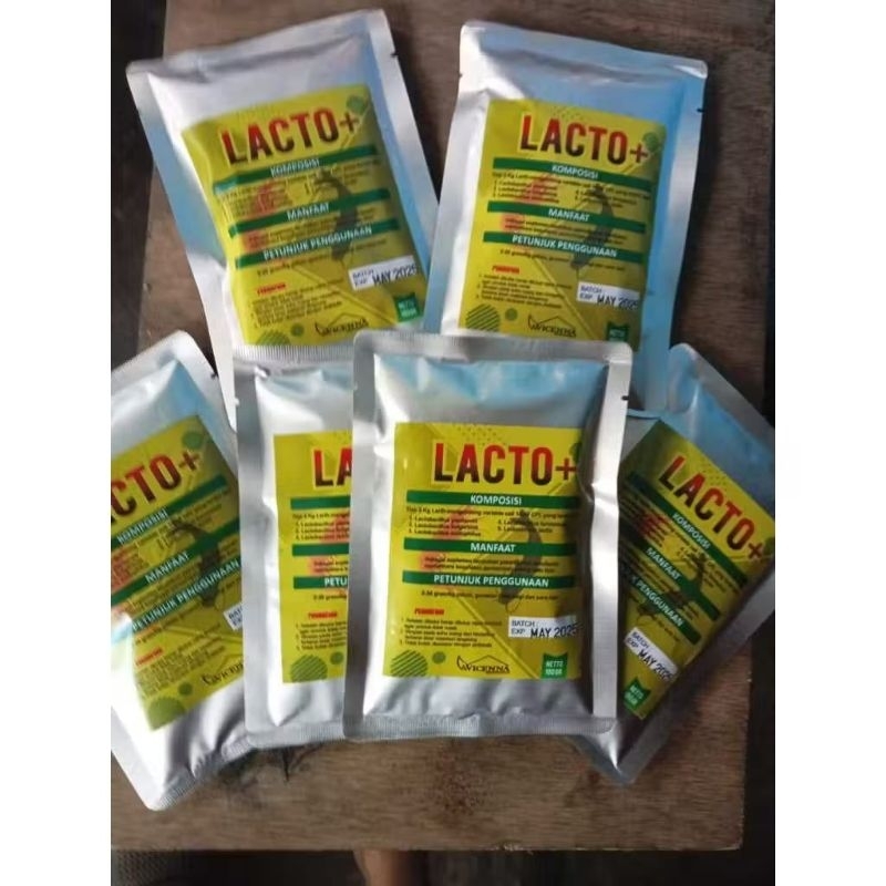 Probiotik lactobacilus plus 100g/ Probiotik campuran pakan ikan dan Udang