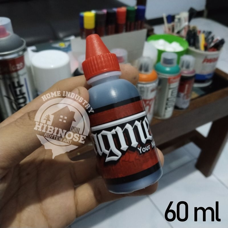 

TAGMENT Mob marker black 60 ml permanent / Tinta permanent khusus tagging graffiti
