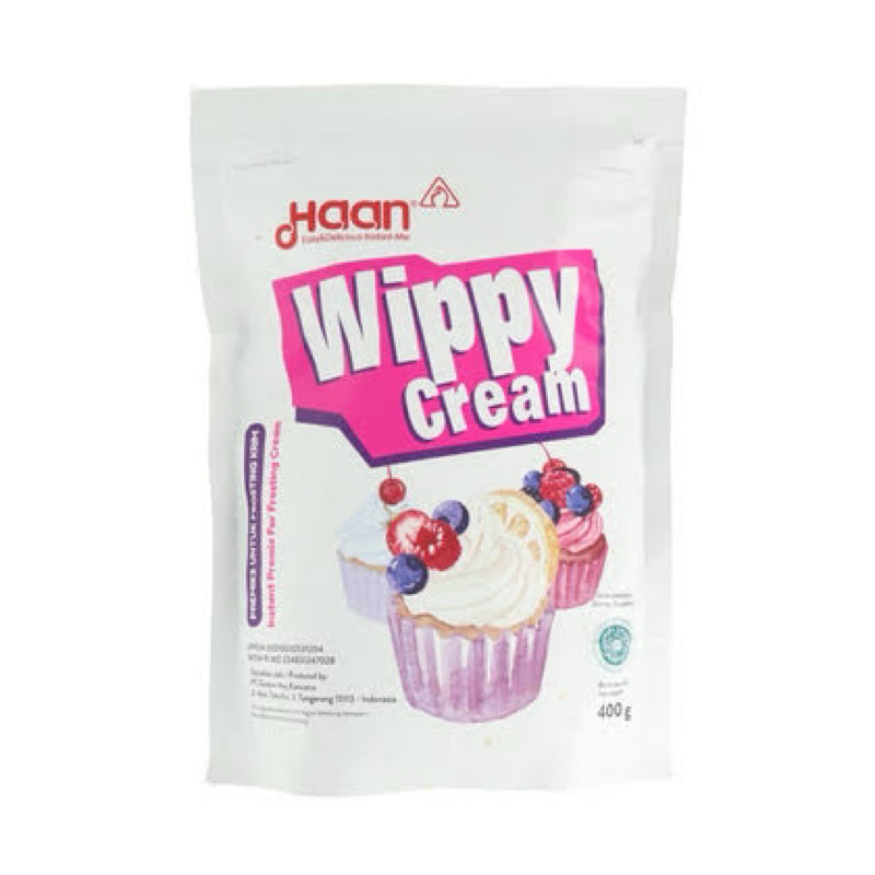 

Wippy Cream Haan 400gr Pouch