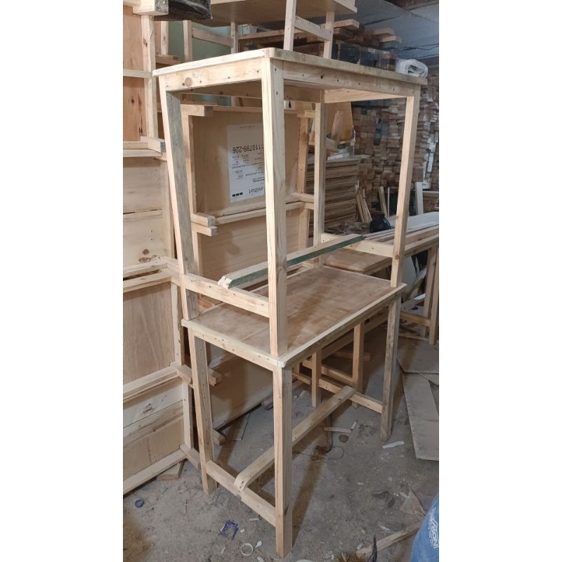 meja makan 60x80x75cm NON finishing