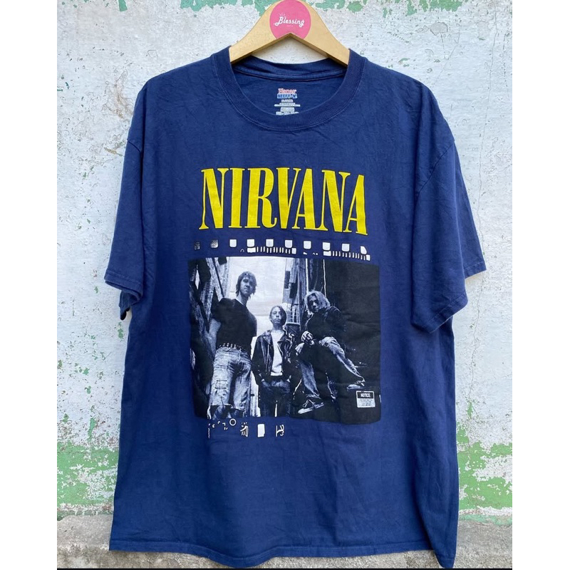 Kaos vintage nirvana&thebeatles