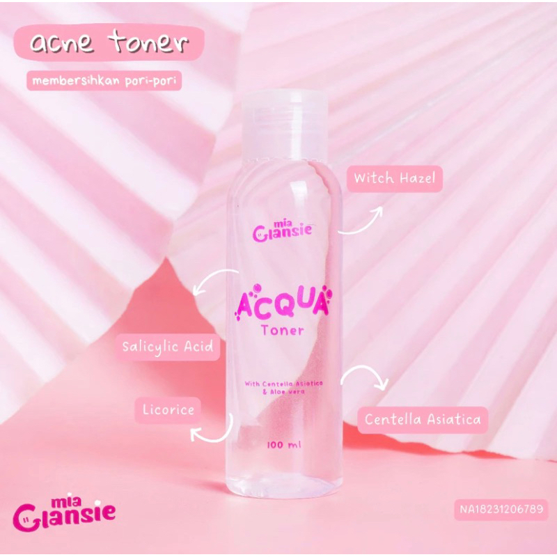 mia glansie acqua toner
