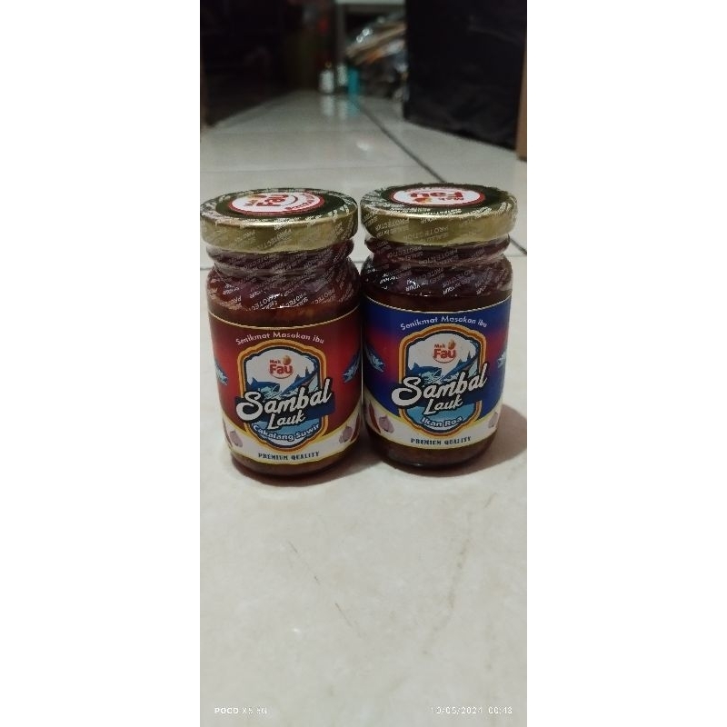 

Sambal Cumi Asin Dan Sambal Teri Medan paket duo - Sambal Lauk Mak Fau