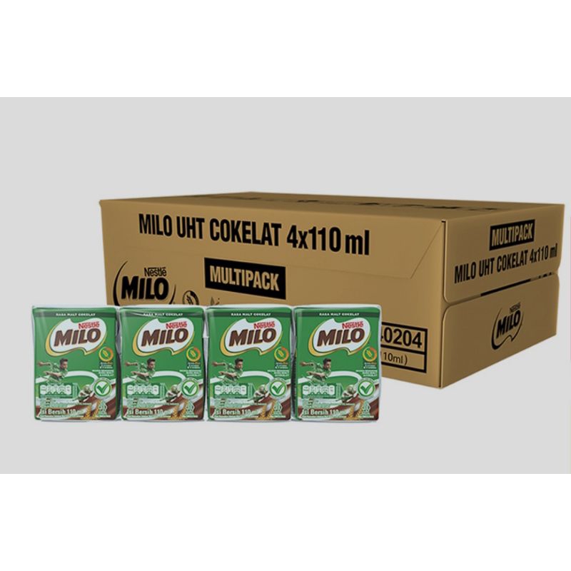 

Susu Milo UHT Aktiv-go cokelat 36x110ml kartonan