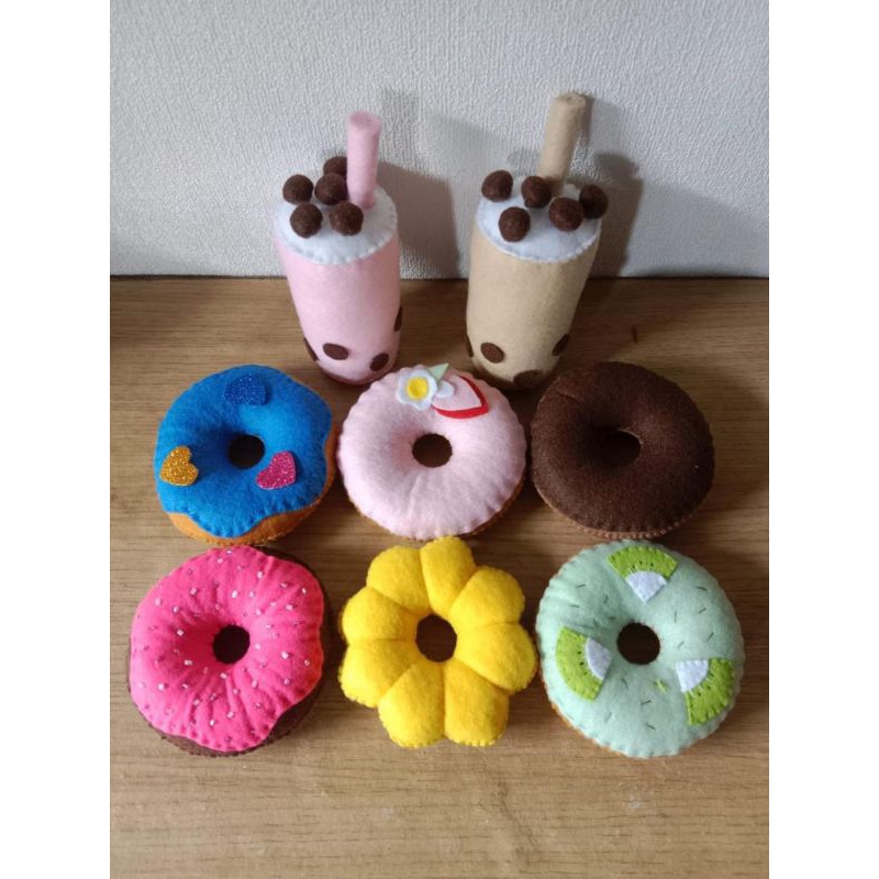 MAINAN EDUKASI ANAK DONAT FLANEL