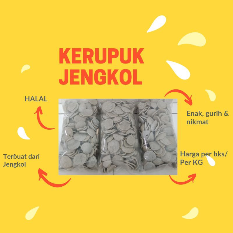 

Kerupuk Jengkol/Kerupuk Palembang Asli - 250 GRAM