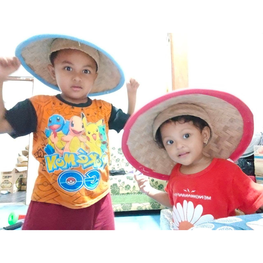 Caping petani/Tudung Warna caping spons Caping Vietnam Caping anak Caping Dewasa Caping 30 cm Caping