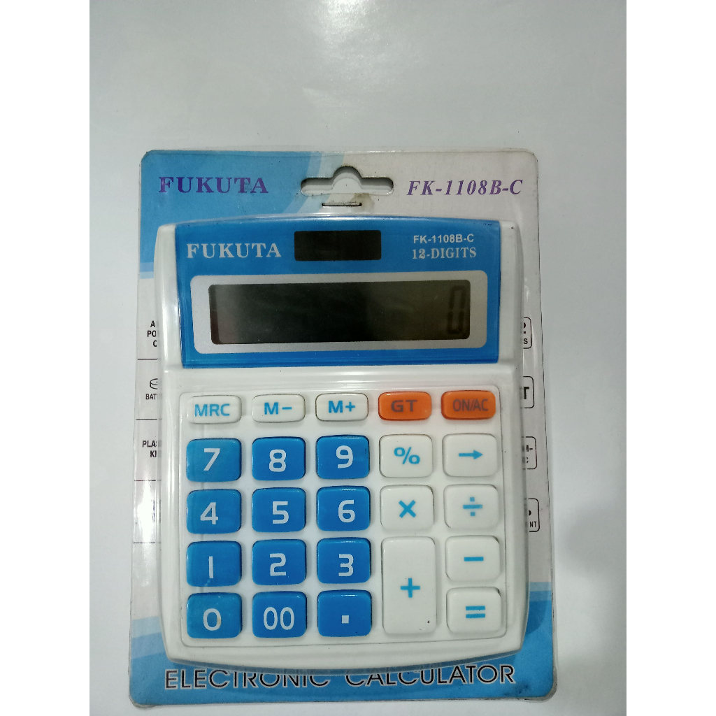 

KALKULATOR FUKUTA FK-1108 B-C 12 DIGITS
