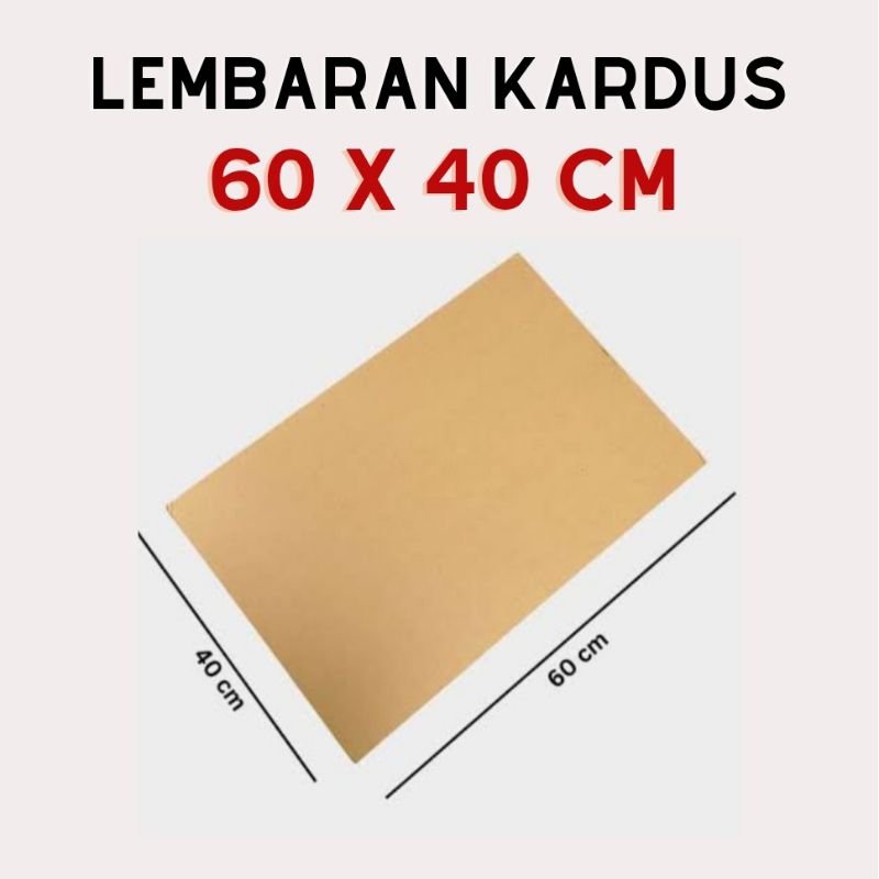 

Lembaran Kardus 60 x 40 Cm Murahh