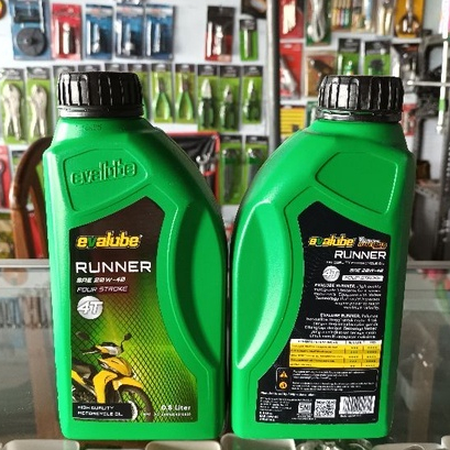 Oli Mesin Evalube 4T Runner 800ml [ 20W-40 ] 0,8 Bebek Supra Jupiter 4 tak Murah