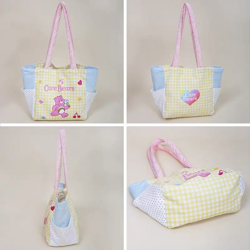 Tote Bag Care Bears Handbag Original Tas Kuliah Canvas
