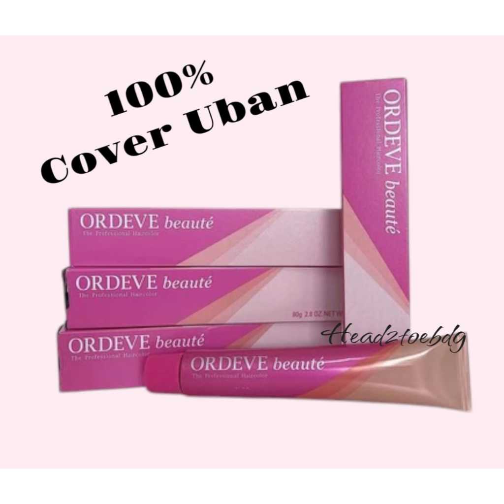 Cat rambut Milbon ORDEVE BEAUTE haircolor 80ml / cat Uban