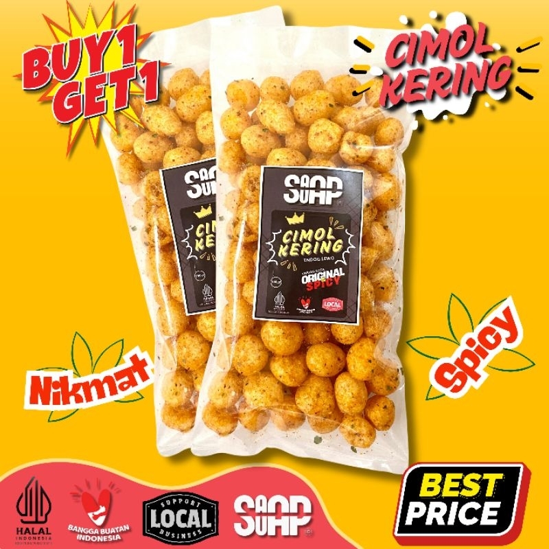 

BUY1GET1 Cimol Kering Spicy SASUAP 150gr