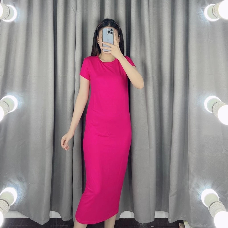 Dress Mola 975 Panjang | Swing Dress Panjang | Dress Panjang wanita babydoll | Dress Wanita Jumbo