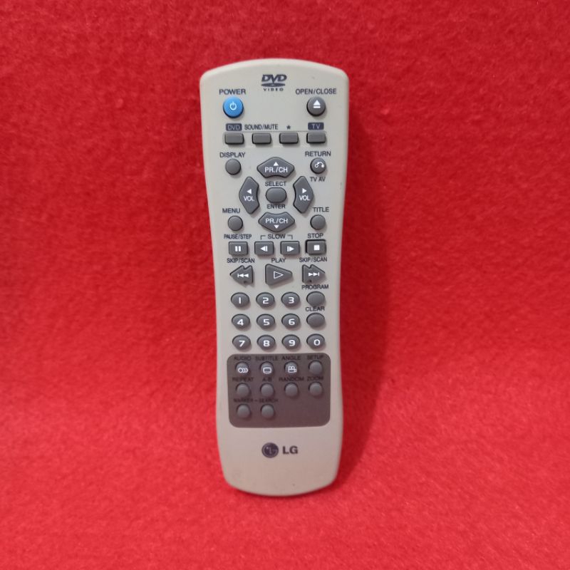 Remote DVD Player LG Original Asli . Remote DVD .