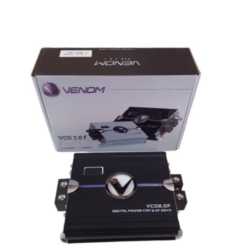 Venom Capasitor Bank VCD 2.0F Kapasitor Audio Mobil Garansi Resmi Venom