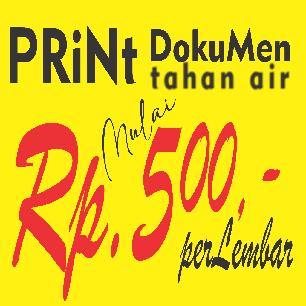 

(WARNA) Jasa Print / Cetak Dokumen / Print Dokumen
