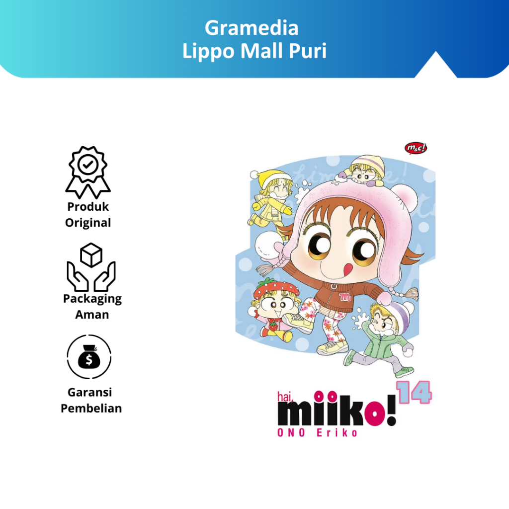 Gramedia Lippo Mall Puri - Hai, Miiko 14 - Bookpaper (Eriko Ono)