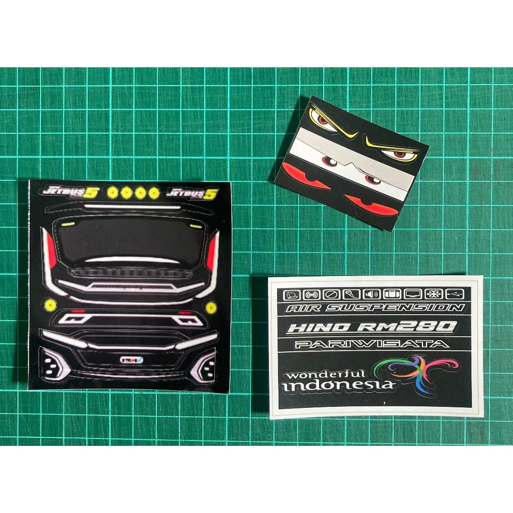 Stiker Miniatur Lampu Bus JetBus 5+
