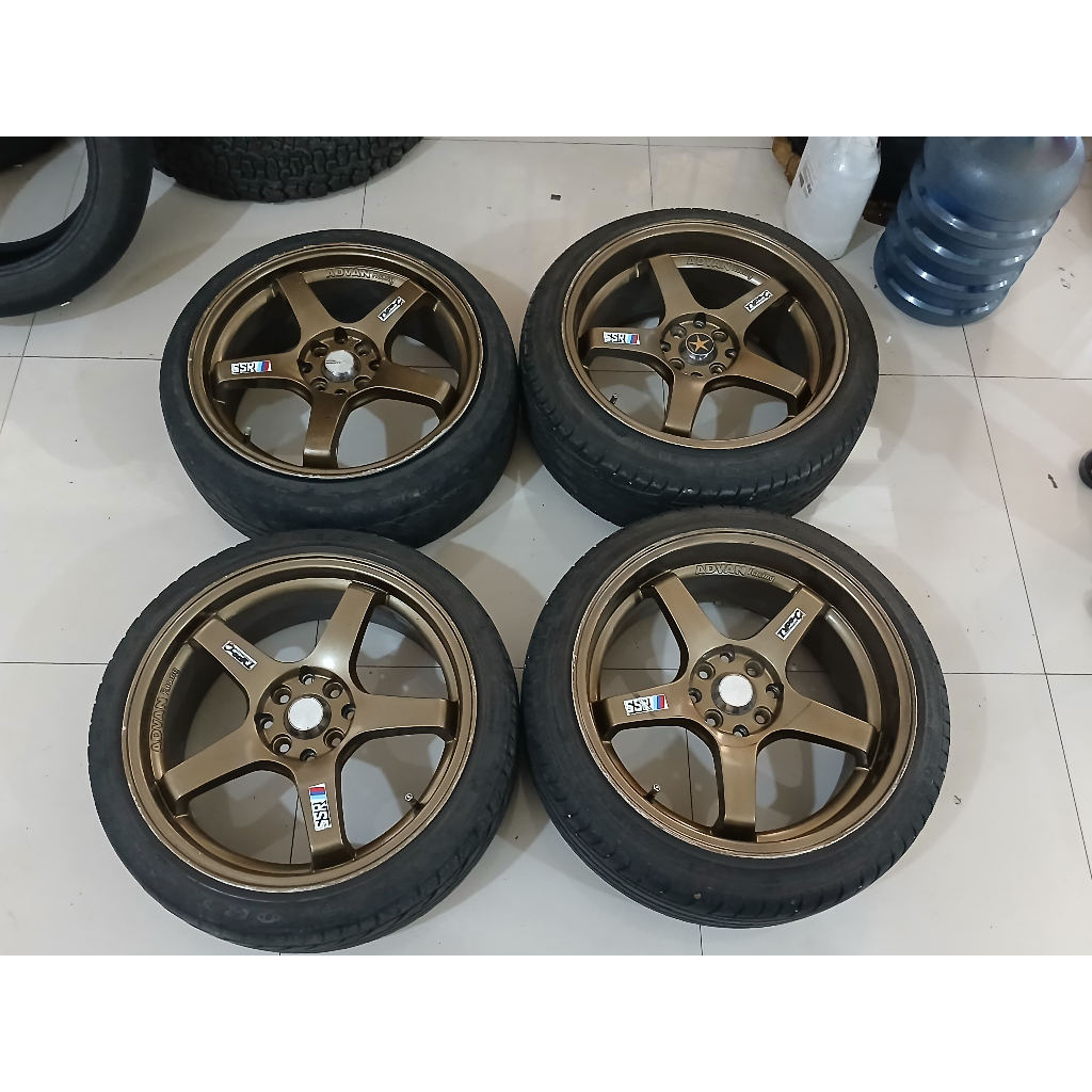 Velg Seken Avanza, Mobilio Type SSR RING 17 LOBANG 4X100/114 SMBRZ
