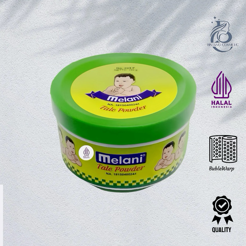 MELANI Talc Powder 150 g - Bedak Bayi Melani