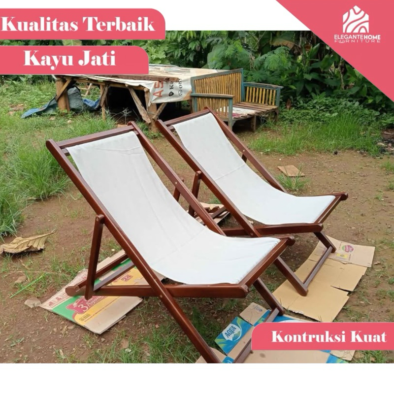 kursi lipat kayu kursi malas goyang bali kursi kolam renang outdoor kursi lipat kayu