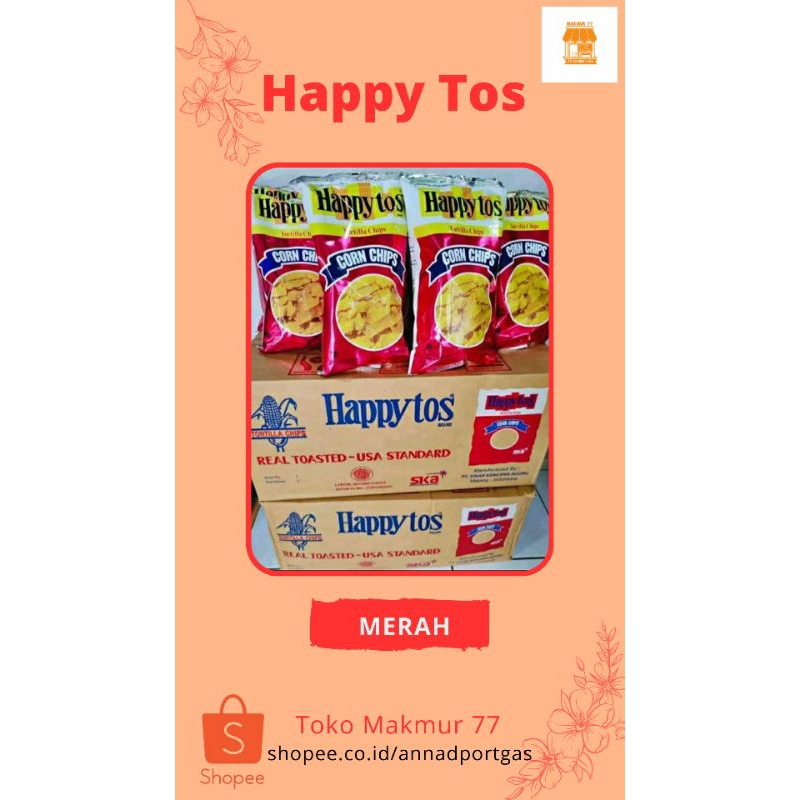 

HAPPY TOS MERAH 140 gr Exp Oktober s/d Desember 2025