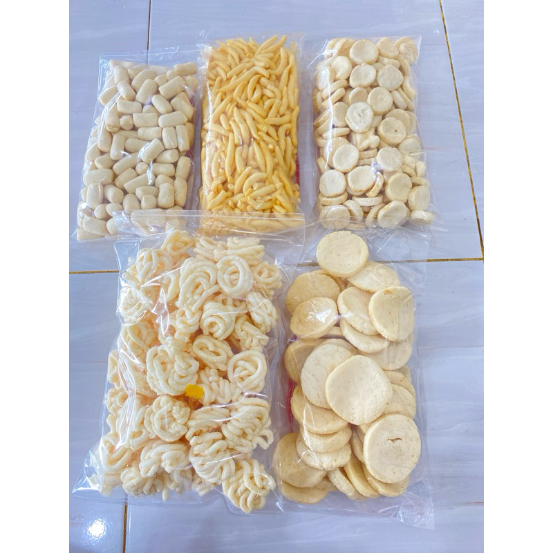 

paket kemplang 5bks cemil(getas lonjong,dd,mini,sgl,kc)