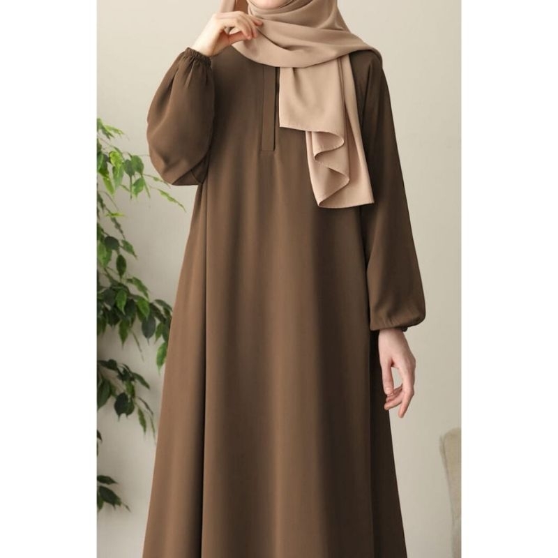 Gamis Khodijah Toyobo Polos Premium | Gamis Toyobo Polos