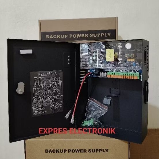 Power Supply UPS Box 12V 10A 9 Channel/ UPS Box 12V 10A 9 Channel