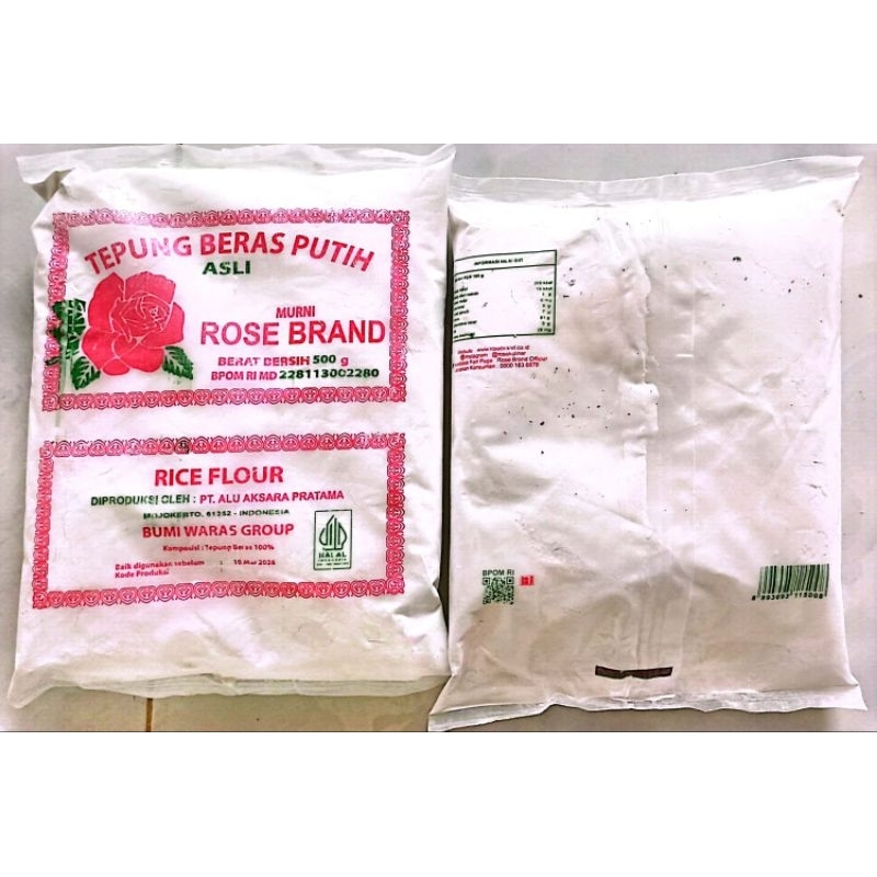 

Tepung beras rose brand 500gr