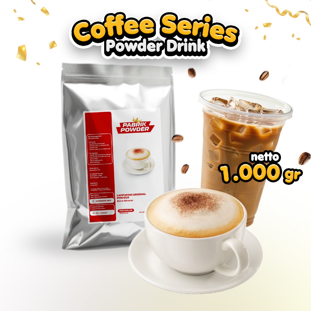 

Powder Aneka Rasa Kopi 1 Kg , Coffee series Powder Drink, Bubuk Minuman