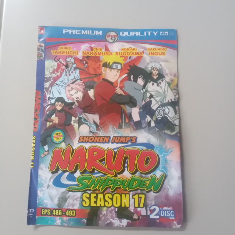 kaset dvd naruto shippuden eps 486-493