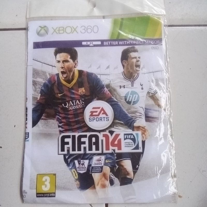 kaset xbox 360 fifa 14 with kinect sensor