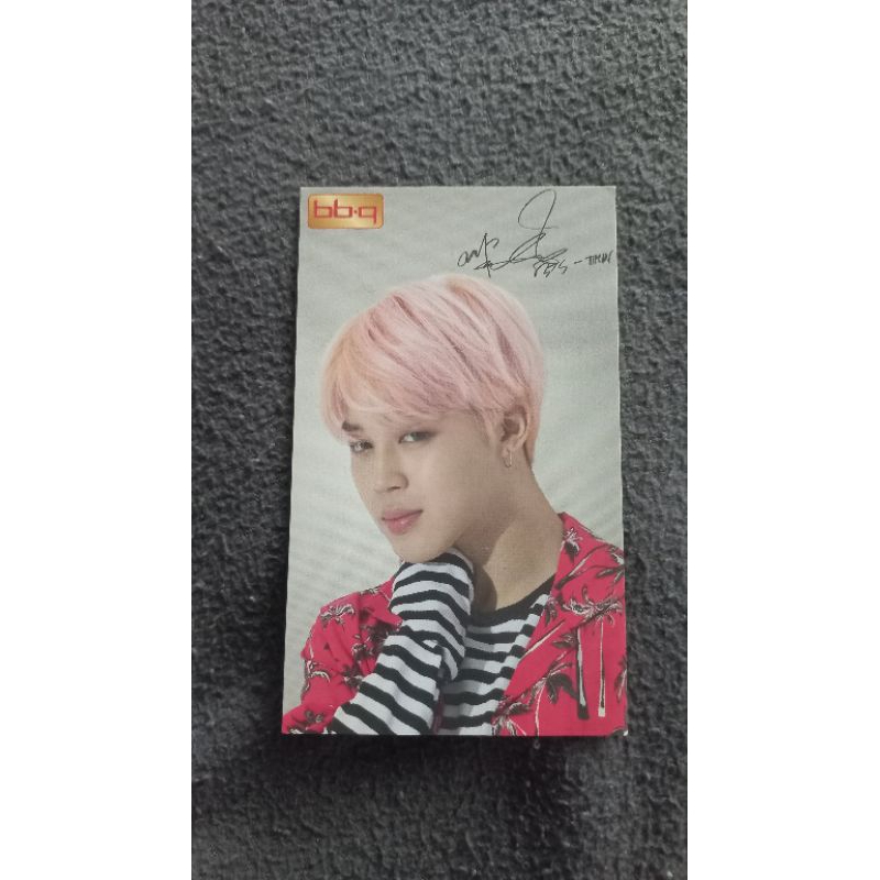 Photocard BBQ Jimin BTS Official