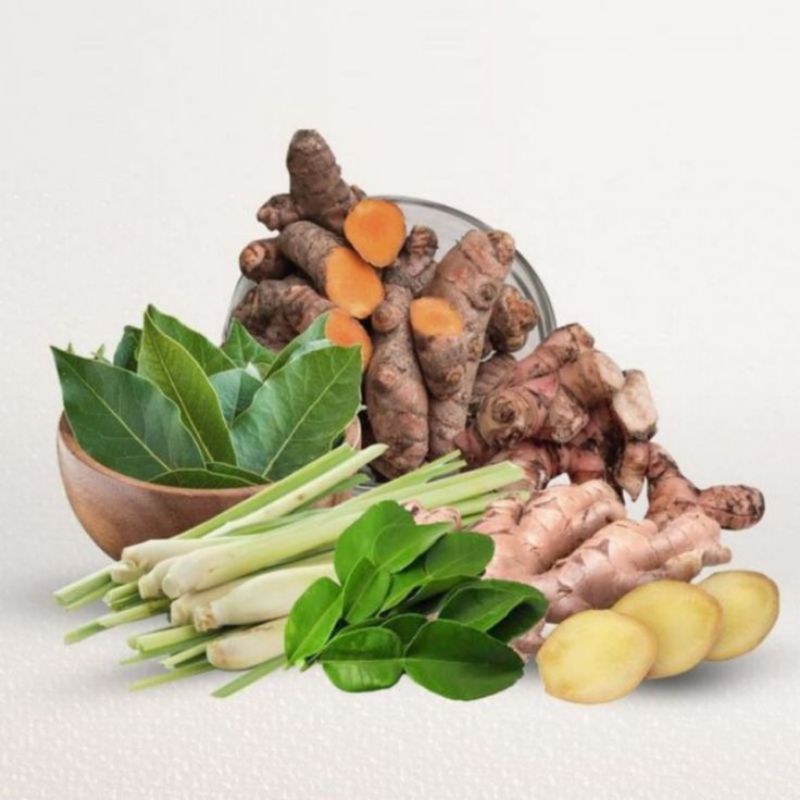 

PROMO Set Bumbu Dapur Rempah-rempah legkap empon empon isi daun salam daun jeruk sereh lengkuas kunyit jahe kencur