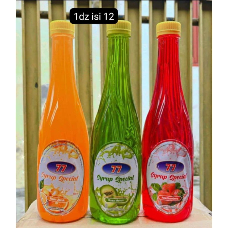 

Syrup 77 Special Rum Rasa Jeruk melon stroberi