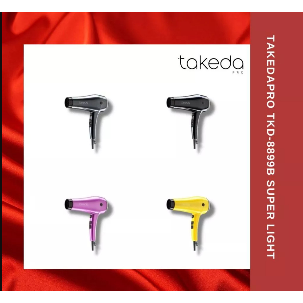 Hair Dryer Takeda Ruby Powerlite TKD-8899 550 Watt - Pengering Rambut - Hair Dryer Takeda