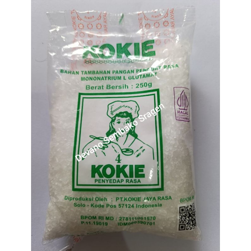 

Kokie Penyedap Rasa Kemasan 250 gram