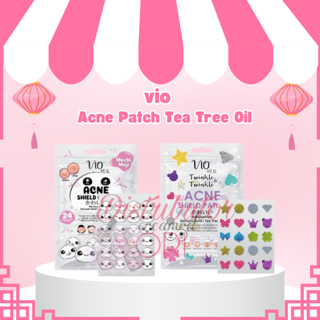 VIO ACNE PATCH SHIELD PACTH NIACINAMIDE SALICYLIC ACID | TEA TREE OIL