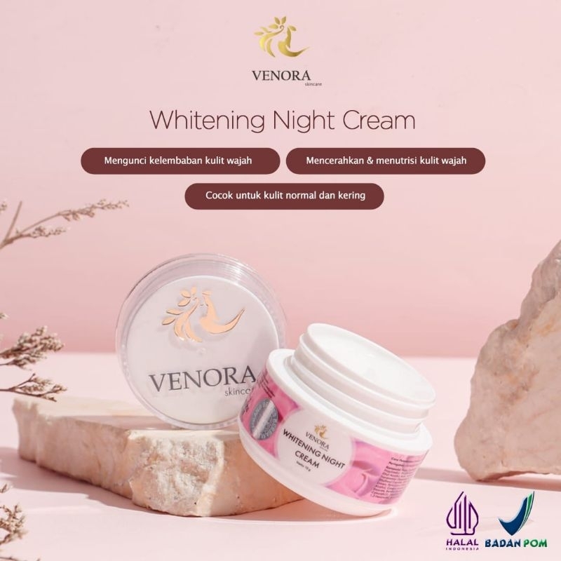 WHITENING NIGHT CREAM VENORA