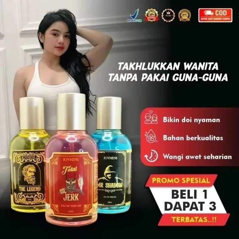 Parfum JOYMENS SERIES ORIGINAL Bikin DOI Nempel Terus Wangi Tahan Lama