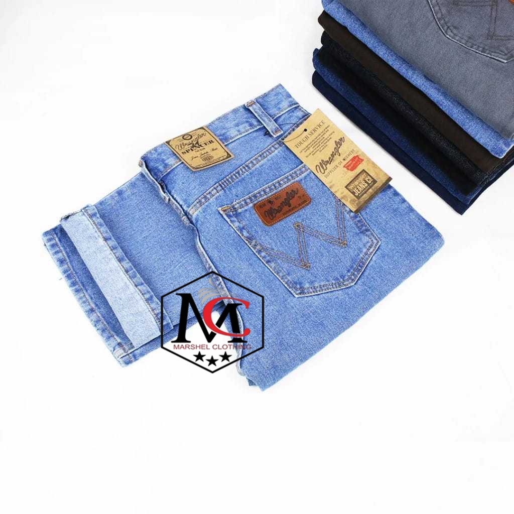 CELANA PANJANG JEANS WRANGLER BIOBLITS ORIGINAL BRAND100% UKURAN JUMBO BIG SIZE ( 28-38 )