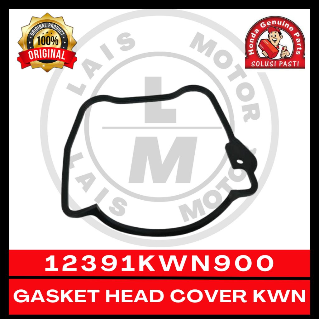 Seal Gasket Head Cover KWN PCX125 CBU 12391KWN900 Original AHM Made In Thailand