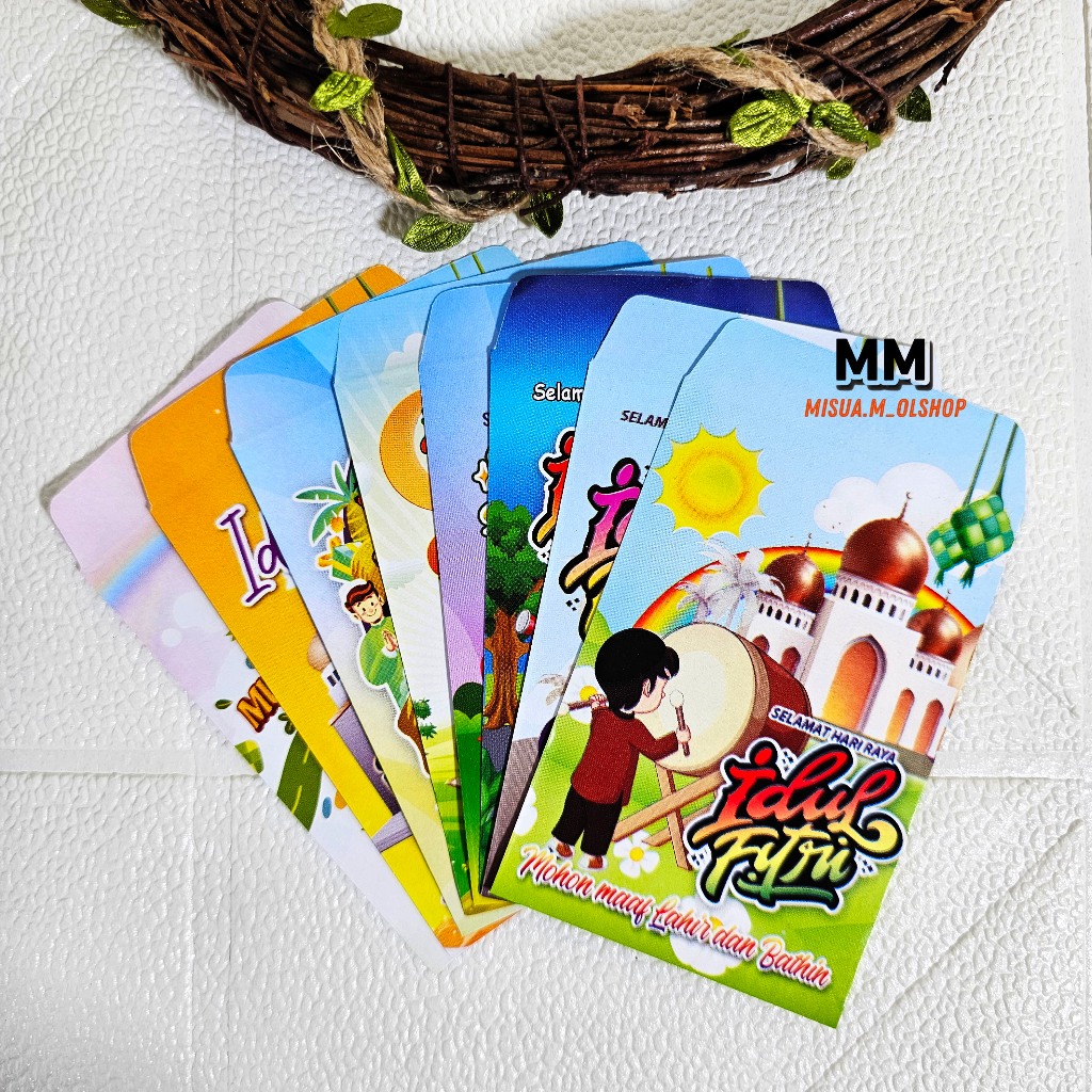 

Tk1- 50 Pcs Amplop / Angpau Lebaran Gambar Kartun Seri K Ukuran Medium Amplop Lebaran Lucu Terbaru