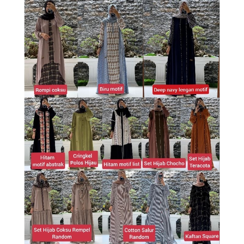 NADHEEFA STORE TERBARU / SET HIJAB NADHEEFA STORE ORIGINAL