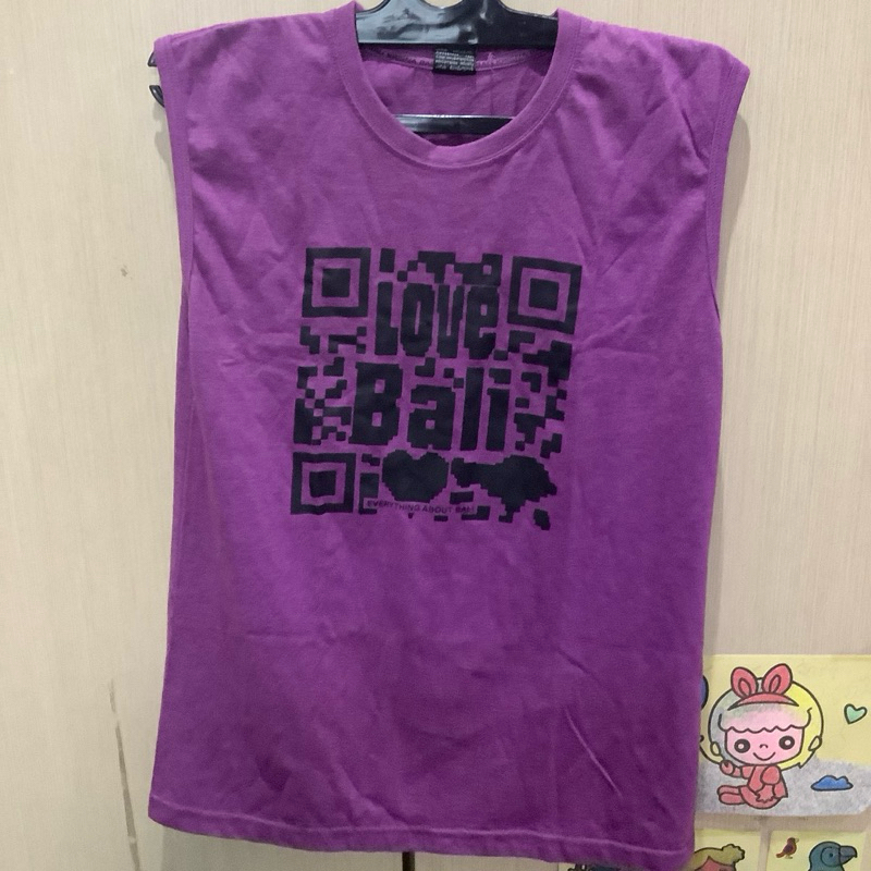 baju kaos oblong tanktop lekbong kutung krisna bali size M