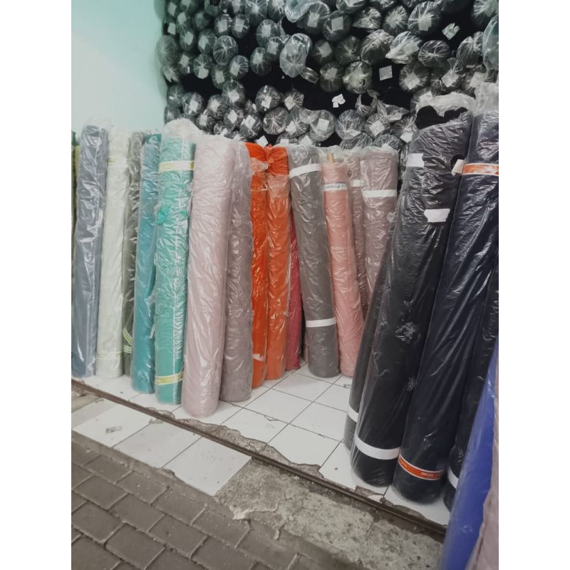 Kain Bahan Jersey ITY Korea Polos Kiloan untuk Kaos dan Dress